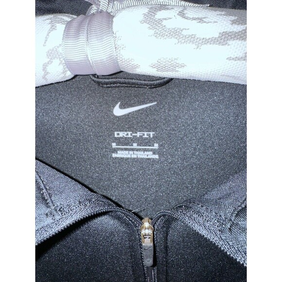 Nike Dri-Fit Jacket Bruins Spellout Logo Black White Medium - Picture 2 of 4